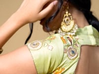 Mehndi Soft Net Lehenga With Thread Zari Dori And Sequins Embroidery With Mirror Work