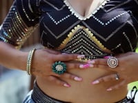 Black And Grey Lehenga Choli With Thread And Sequins Embroidery Work