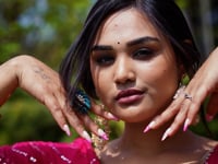 Peach And Pink Lehenga Choli With Thread And Sequins Embroidery Work