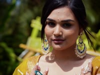 Dark And Light Yellow Lehenga Choli With Thread And Sequins Embroidery Work