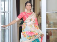 Green White Art Silk Lehenga With Thread Zari Dori And Sequins Embroidery Work