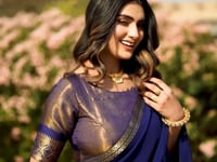 Orange Kanchipuram Zari Weaving Work Lehenga Choli