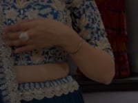 Teal Blue Georgette Sequence & Thread Embroidery Lehenga Choli