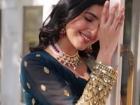 Grayish Blue Designer Gown With Sequins Embroidery Work With Dupatta