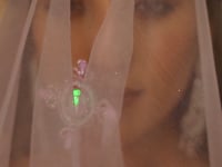 Lavender Net Thread & Sequence Embroidery Work Lehenga Choli