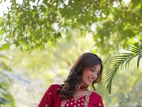 Pink Georgette Gown With Rich Sequins Embroidered Work With Dupatta