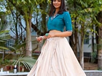 Off White Tussar Silk Indo Western Set With Floral Print, Mirror & Hand Work