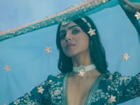 Teal Green Art Silk Thread & Sequence Embroidery Work Lehenga Choli