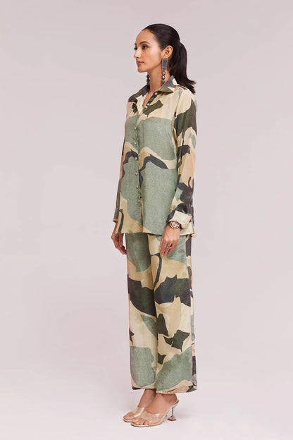 MultiColor Printed Co-ord Set